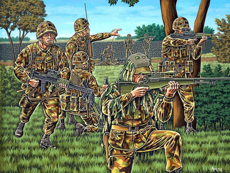 Revell 1/72 British Infantry Modern Plastic Figure Pack 02519