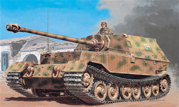 Italeri 1/35 Tiger (P) Elefant Assault Gun WW2 211