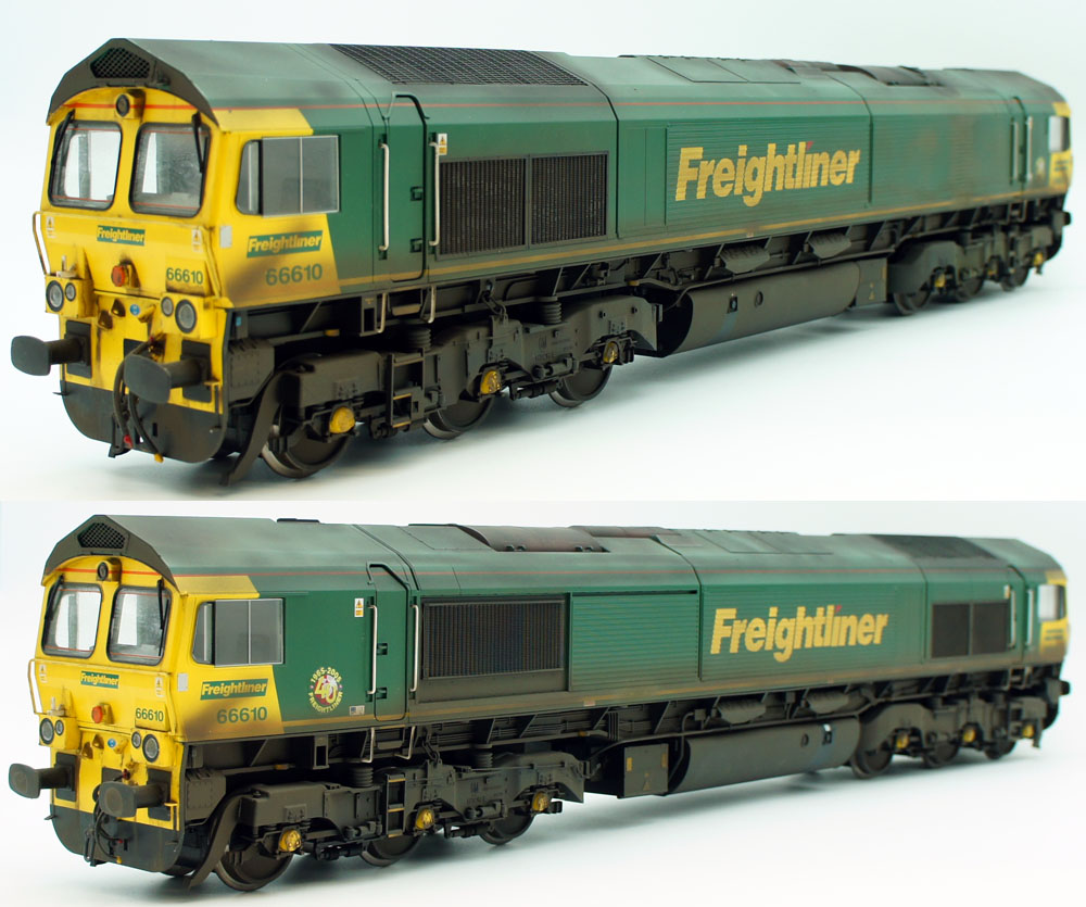 Aristocraft g freightliner 66610 class 66 freightliner green livery