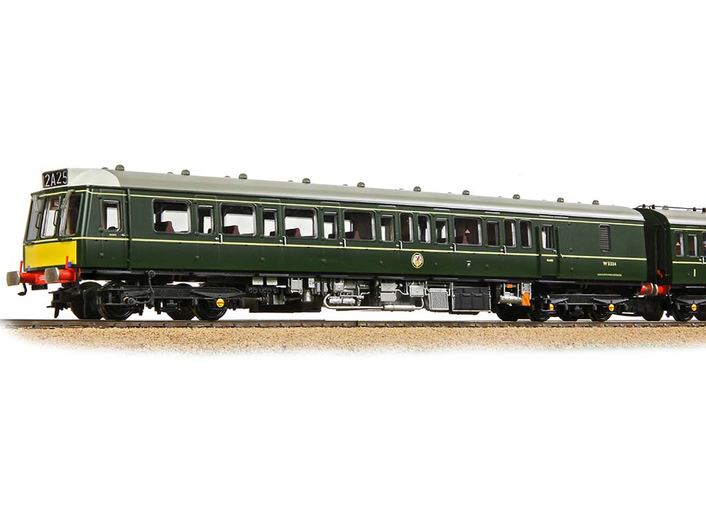 Bachmann Oo Br Class 117 3 Car Diesel Multiple Unit Br Green With Speed Whiskers 35 500 