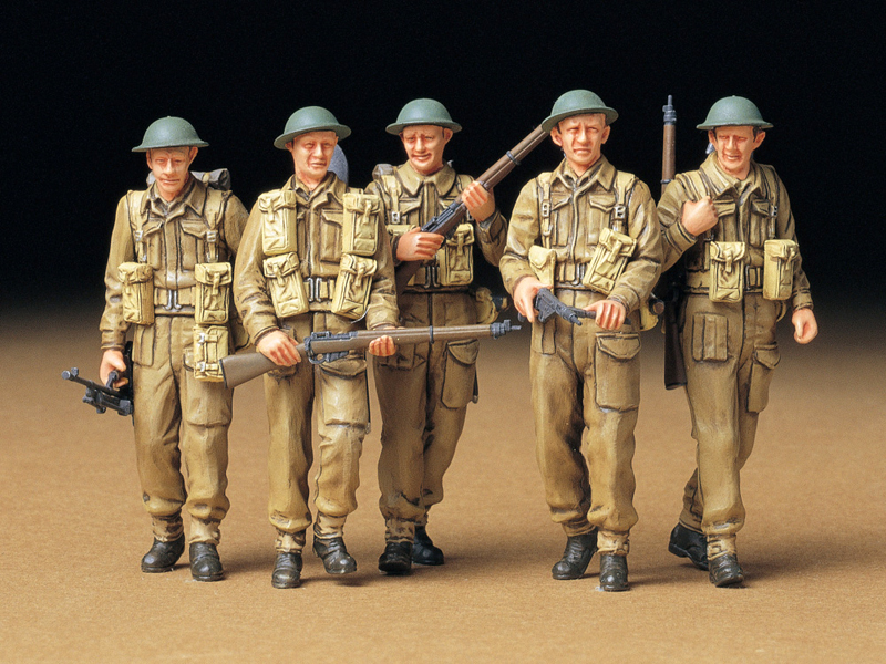 Tamiya 1/35 WW2 British Infantry On Patrol Figure Set 35223