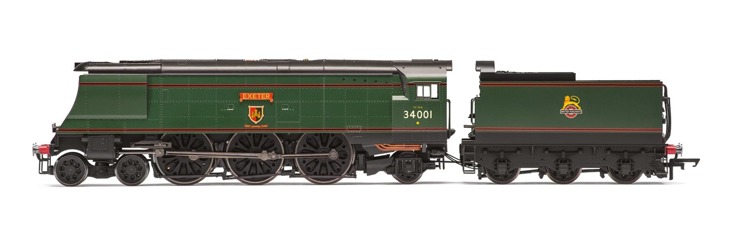 Hornby 34001 Exeter West Country Class 4-6-2 Bulleid Light 