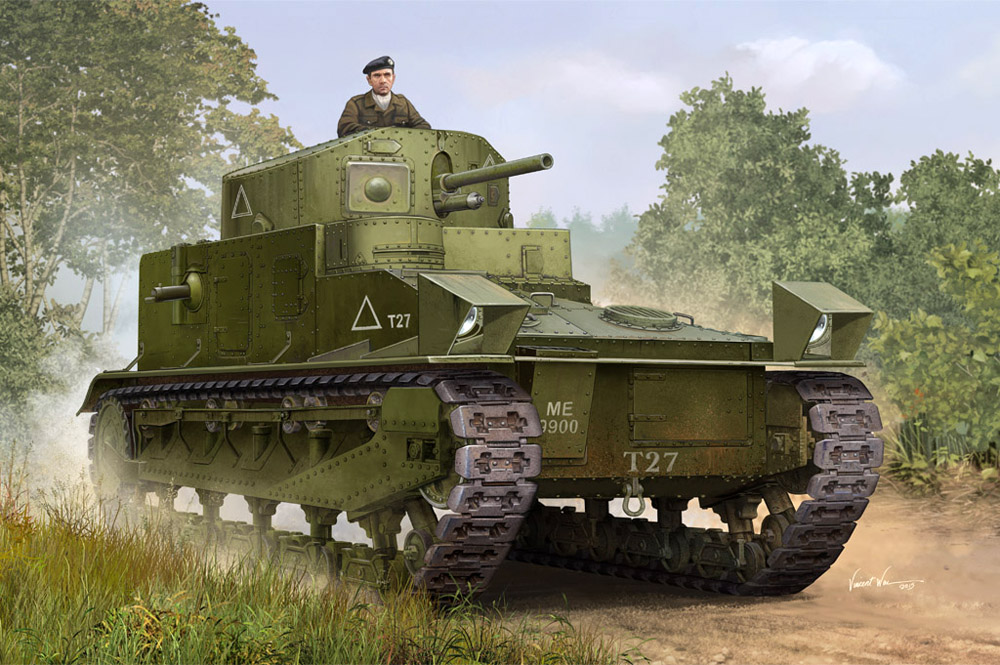 83881 техника и вооружение vickers medium tank mk ii 1 35