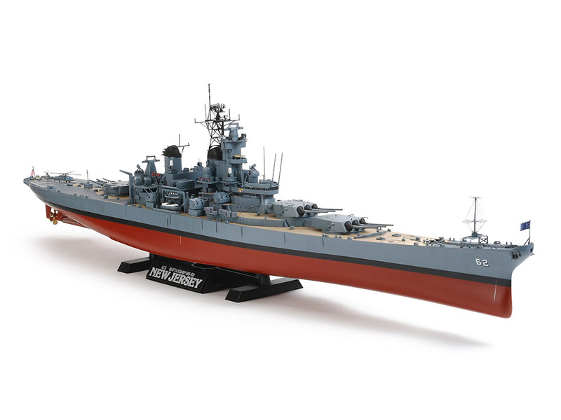 Tamiya 1/350 USS New Jersey Battleship Enhanced Kit with detail parts 78028