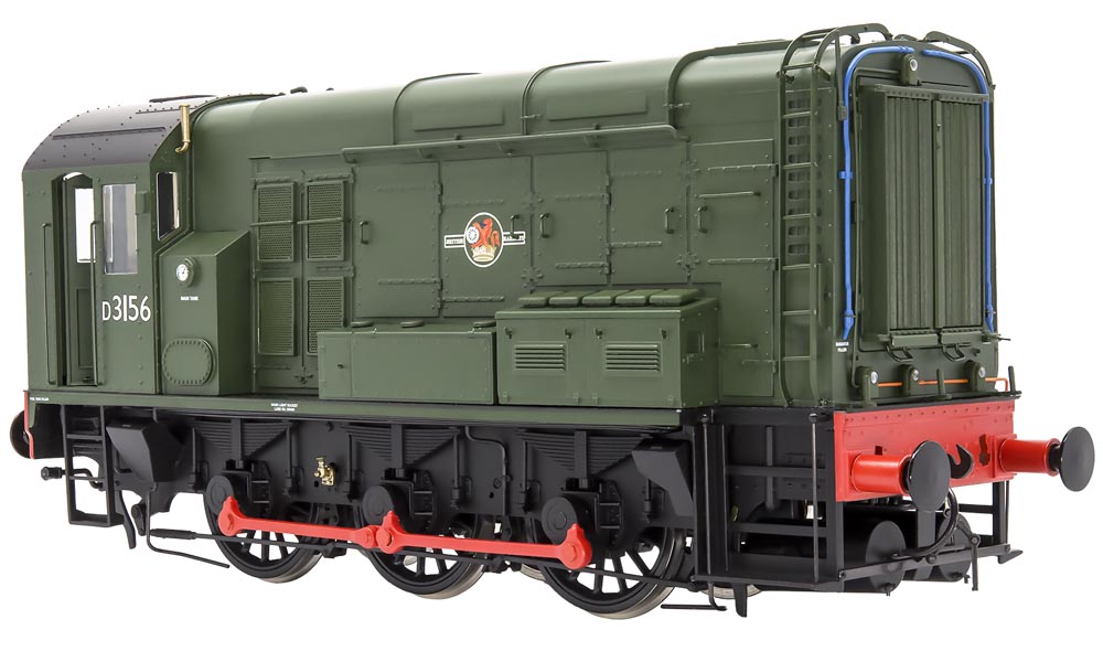 Dapol O Gauge BR Class 08 Shunter BR Green Late Crest No Warning Panels ...