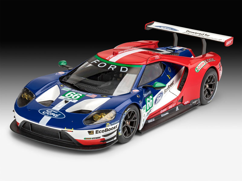 Revell 1/24 2017 Ford GT Le Mans Race Car Model Kit 07041