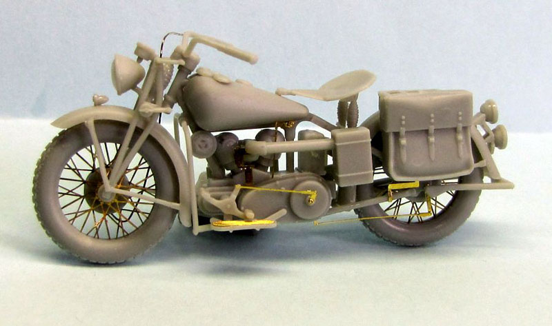 Thunder Model 1/35 US Military Motorcycle Indian 741B Motorbike kit 35003