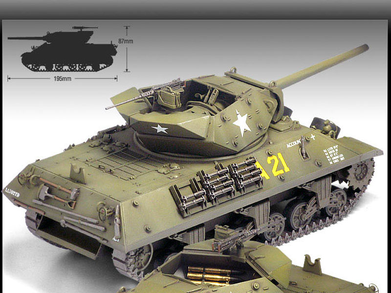 Academy 1/35 Normandy 1944 US M10 Tank Destroyer Kit 13288