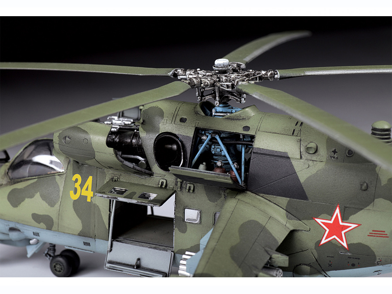 Zvezda 1/72 Mil Mi-24p Hind F Attack Helicopter Kit 7315