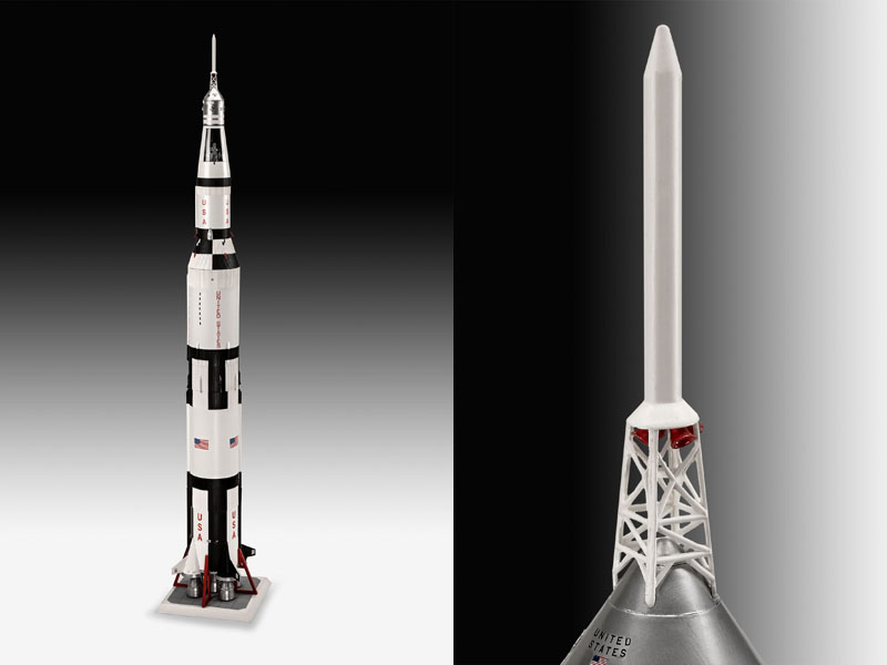 Revell 1/96 Apollo 11 Saturn V Rocket Gift Set 03704