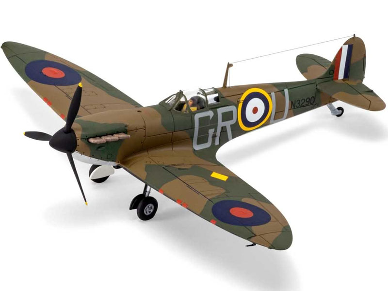 Airfix 1/72 Spitfire Mk1 World War 2 Fighter Aircraft Kit A01071B