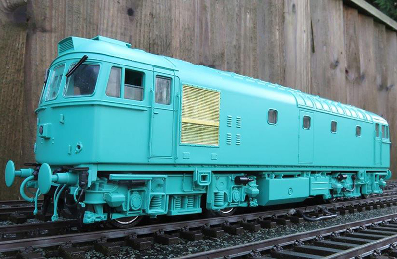 Heljan O Gauge BR 33012 Class 33 Locomotive Rail Blue Livery Heavily ...