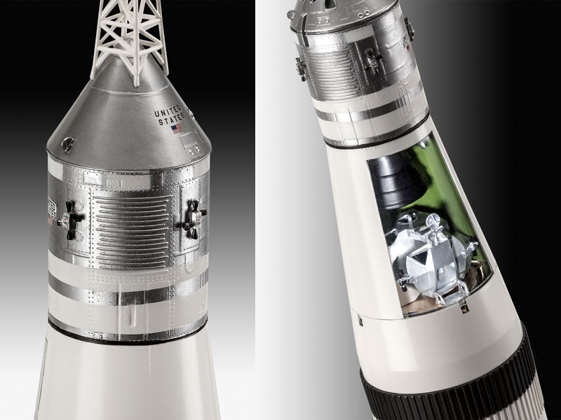 Revell 1/96 Apollo 11 Saturn V Rocket Gift Set 03704