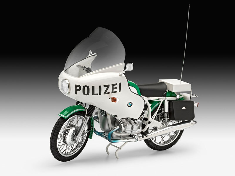 Revell 1/8 BMW R75/5 Police Motorcycle Plastic Kit 07940