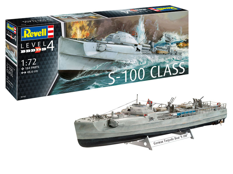 WW2 German U Boat Model Revell 1 72 German S100 WW2 Torpedo Boat Kit 05162