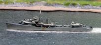 A 1/1200 scale second-hand model of USS Faragut DD 348 destroyer USA 1934 and throughout WW2 possibly by Clydeside.