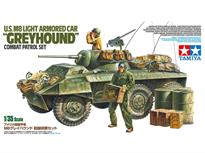 <span>This is a limited-edition model assembly kit which pairs the popular M8 “Greyhound” armoured car kit (Item 35228) with existing Tamiya figure and accessories! The kit also includes a bonus sheet for creating new ration cartons. The kit is ideal for anyone creating a mini-diorama straight out of the box.</span>