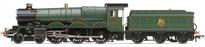 Hornby R3383 OO Gauge Castle Class 4-6-0 5050 Earl of St Germans BR Early Emblem<br /><br /><span>DCC Ready. 8 pin decoder required for DCC operation</span>