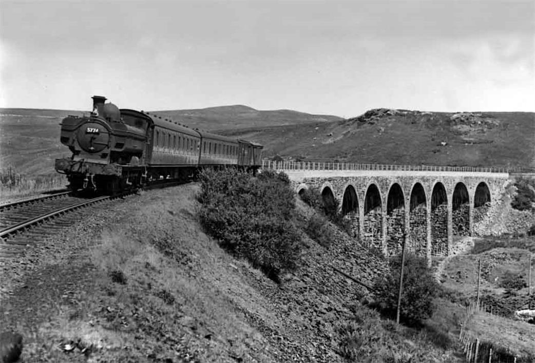 Pannier 5774 Cwm Prysor viaduct 1961