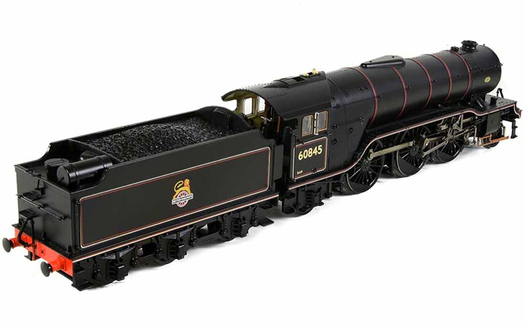 Bachmann OO 35-201 LNER V2 class 60845 BR lined black livery early emblem