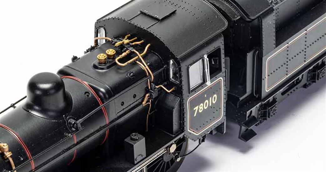 Hornby R3838 BR 78010 Standard Class 2MT 2-6-0 Lined Black Early Emblem
