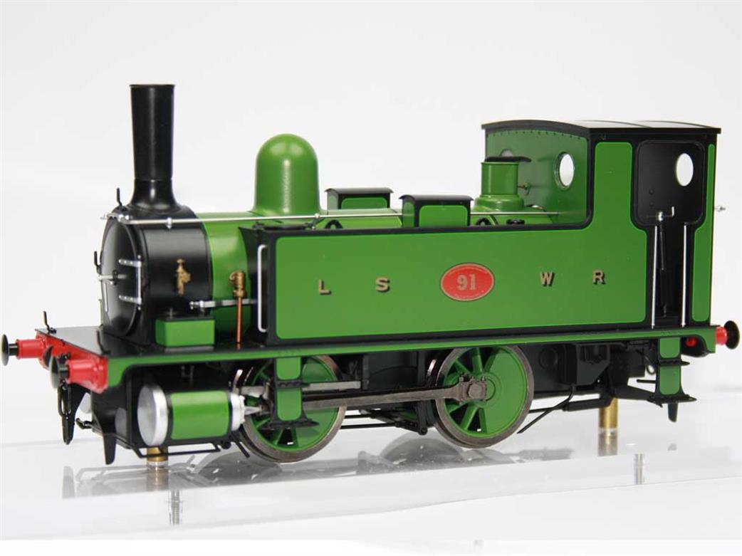 Dapol O gauge B4 0-4-0T LSWR 91 lined green