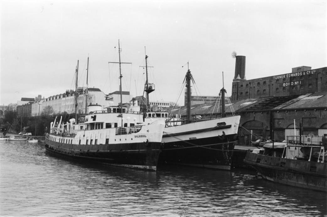 MV Balmoral MV Devonia laid up Bristol floating harbour