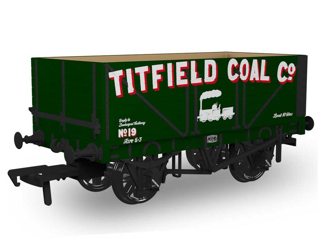 Rapido Trains 922004 Titfield Thunderbolt wagons pack Titfield Coal Company open wagon
