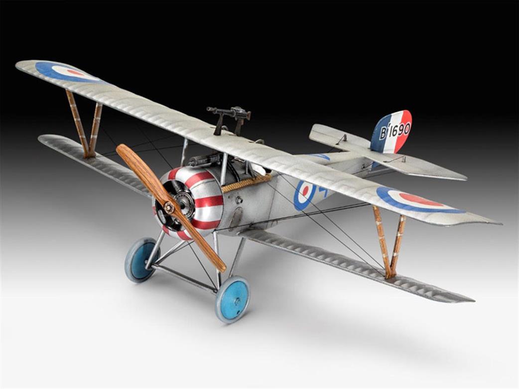 Revell 03885 Nieuport 17 Biplane World War 1 Fighter Aircraft 1/48