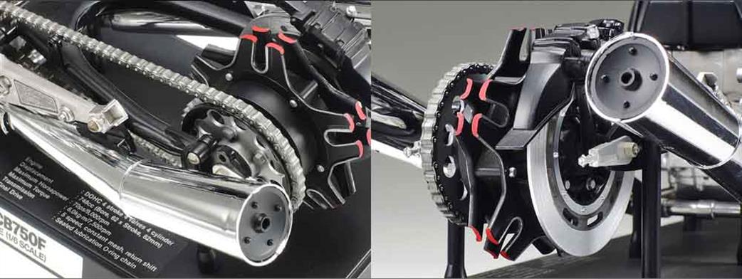 Motorbike engine model kit