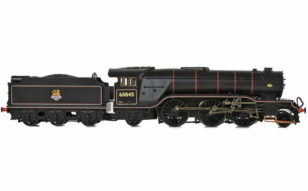 Bachmann OO 35-201 LNER V2 class 60845 BR lined black livery early emblem