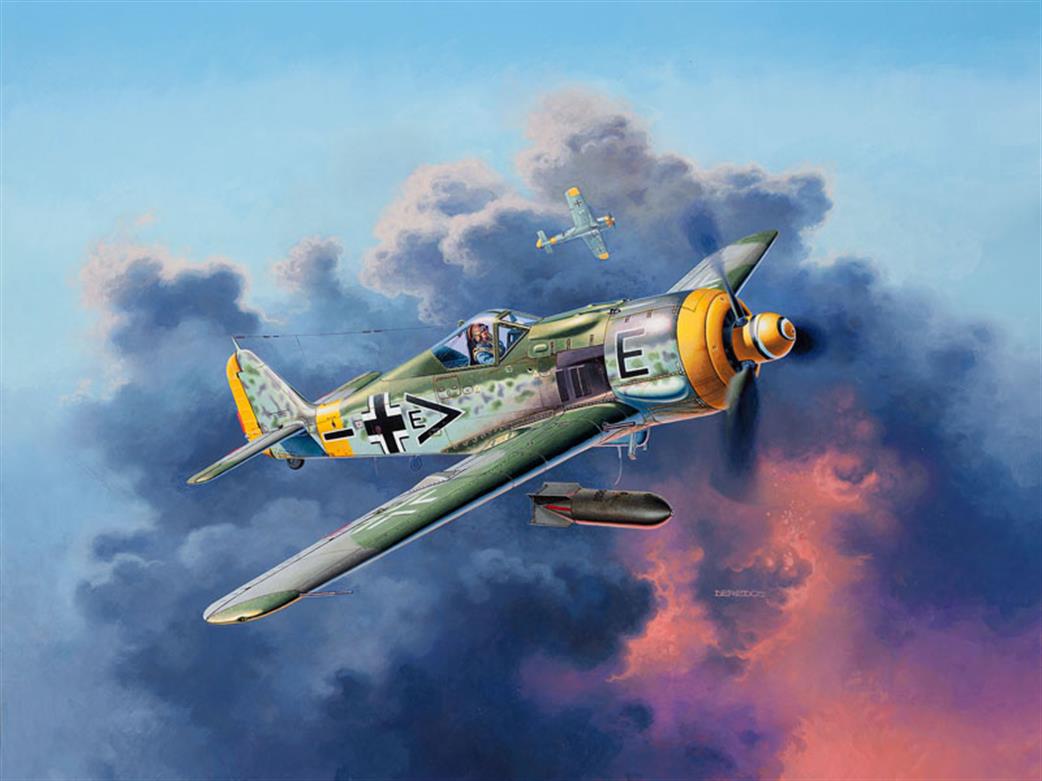 Revell 03898 Focke Wulf Fw190 F8 Ww2 Fighter Kit 1 72