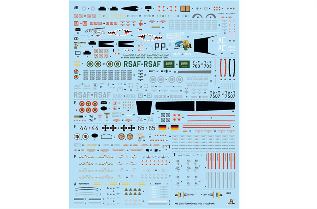 Italeri 2783 Decals