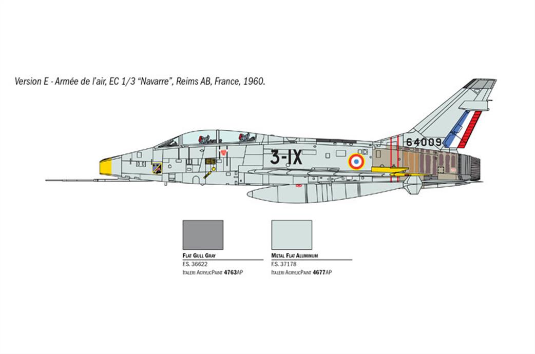 Italeri 1/72 1398 USAF F-100F Super Sabre Jet Attack Fighter Aircraft Kit