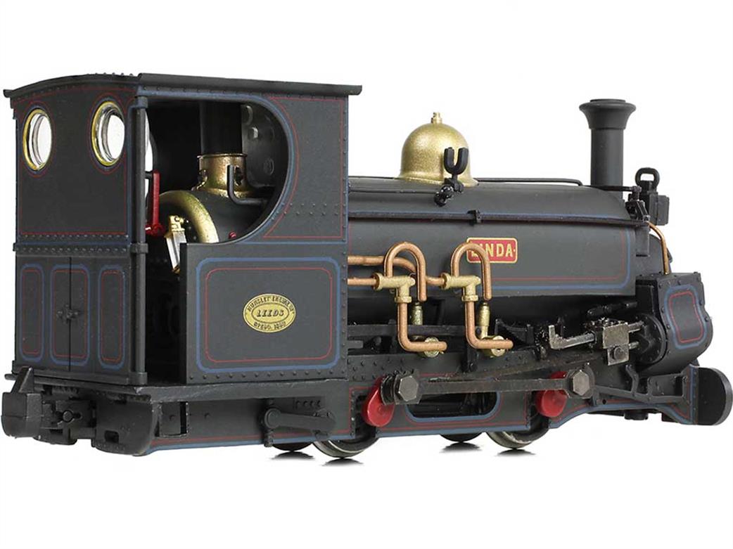 Bachmann oo9 narrow gauge model 391-127 penrhyn quarry mainline hunslet 0-4-0st linda lined black weathered