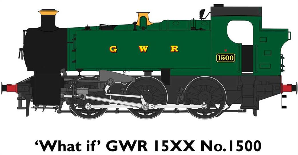 Rapido Trains OO gauge 1500 pannier GWR livery