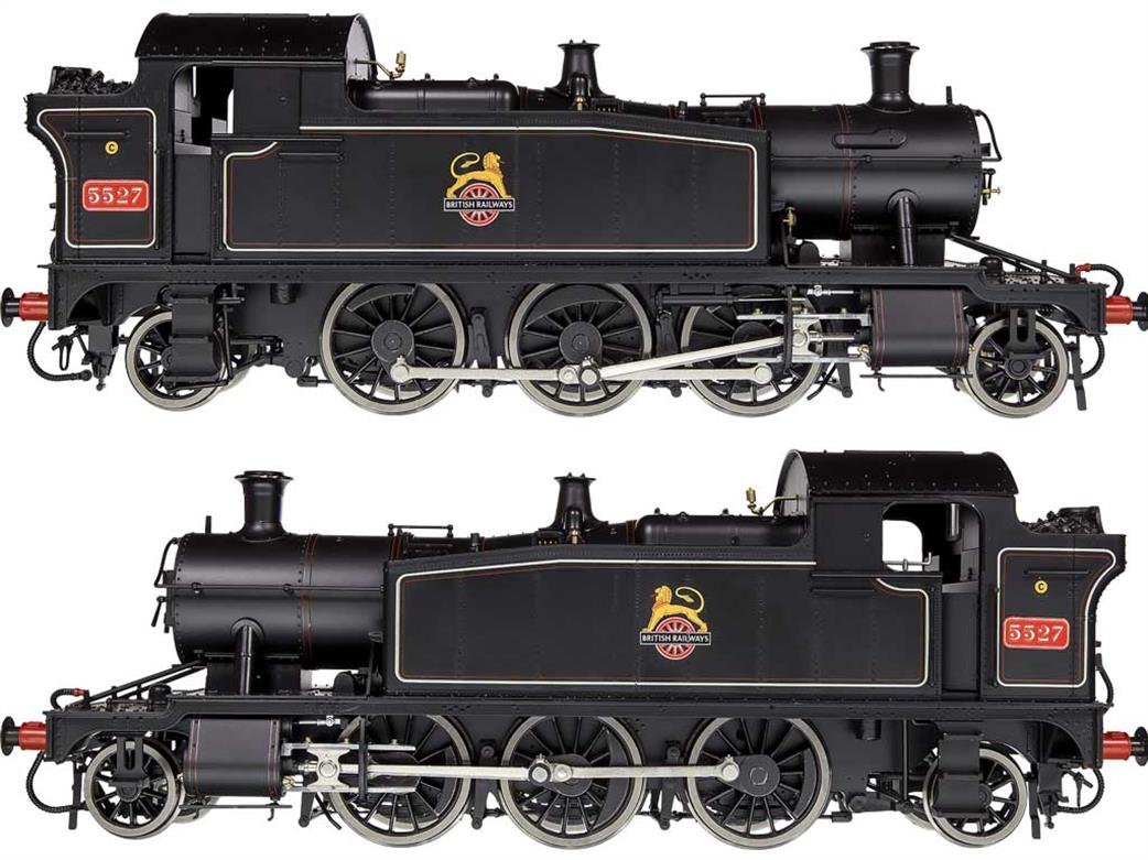 Dapol Lionheart Trains GWR 4575 class 2-6-2T 5527 BR lined black early emblem