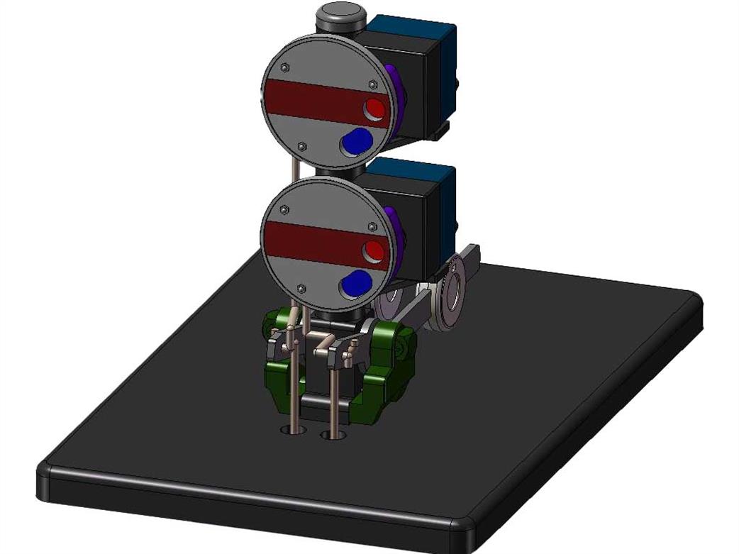 Dapol O gauge BR twin ground disc signal