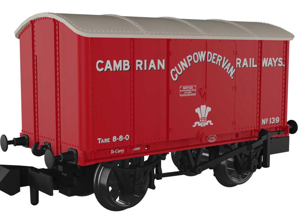 Rapido Cambrian Railway gunpower van 961001C