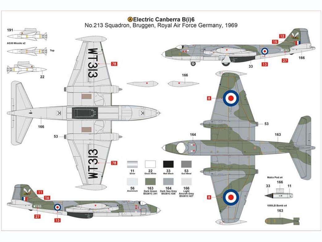 Airfix A10101A Camo 1 Sheet