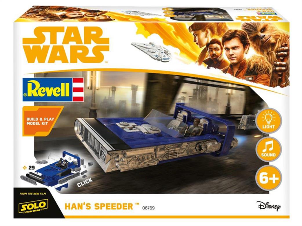 Revell 06769 Hans Speeder Han Solo Edition Star Wars Kit 128 5936