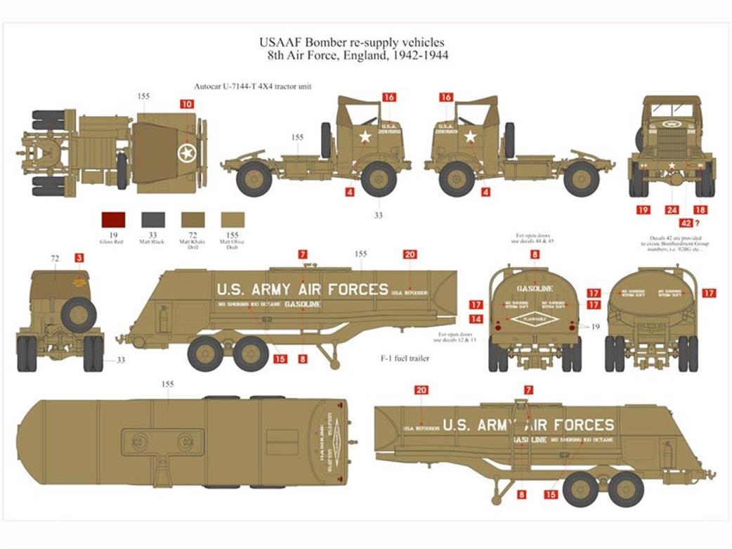 Airfix A12010 Vehicle Camo Sheet