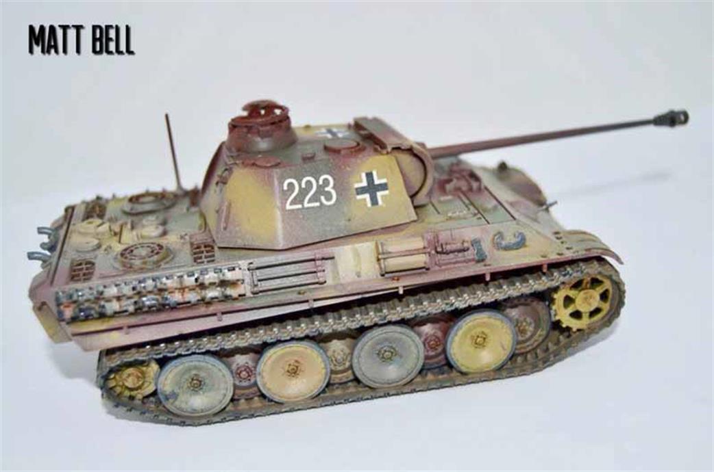 rubicon models 280015 panther ausf g plastic model kit