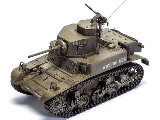 Airfix A1358 M3 Stuart Honey British Version WW2 Tank Kit 1/35