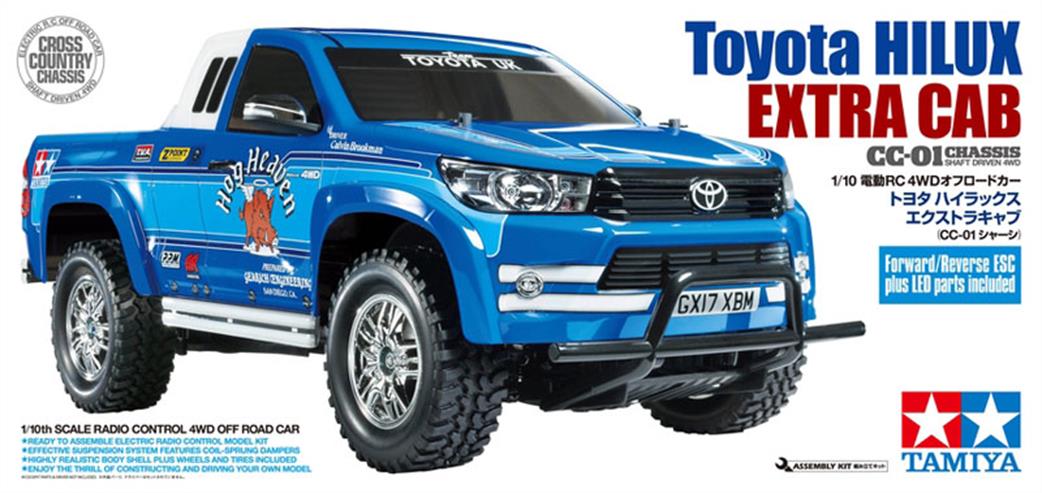 Tamiya 1 10 58663 Toyota Hilux Extra Cab CC 01 RC Truck Kit