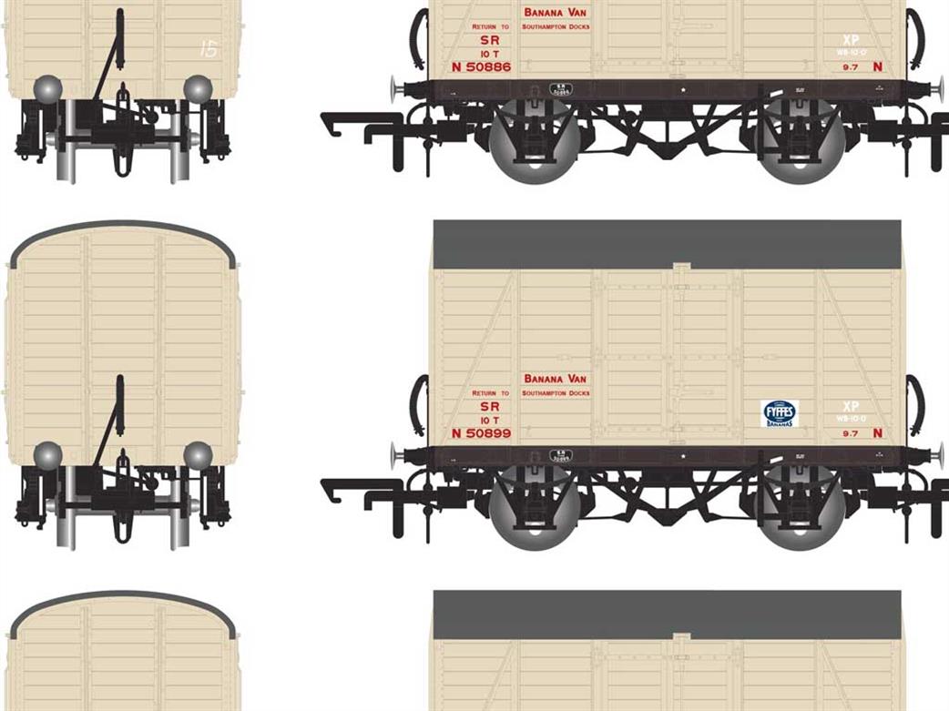 Accurascale acc2051 OO gauge SR D1479 banana van