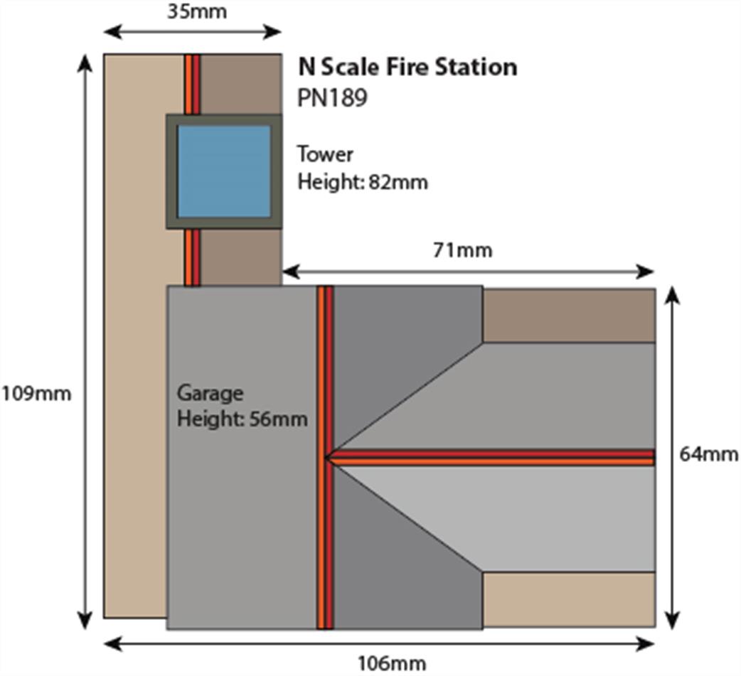 Metcalfe pn189 fire station footprint