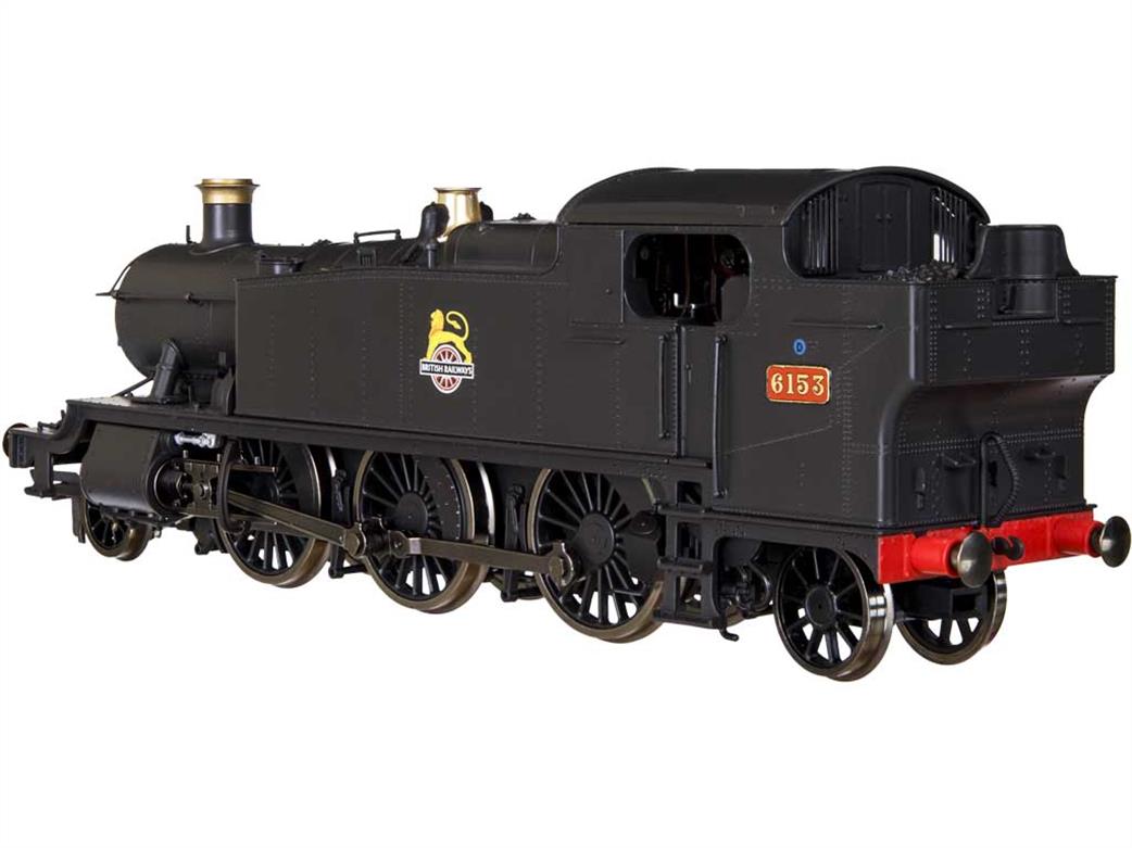 Dapol OO gauge GWR 61xx class 2-6-2T large prairie 6153 BR black early emblem