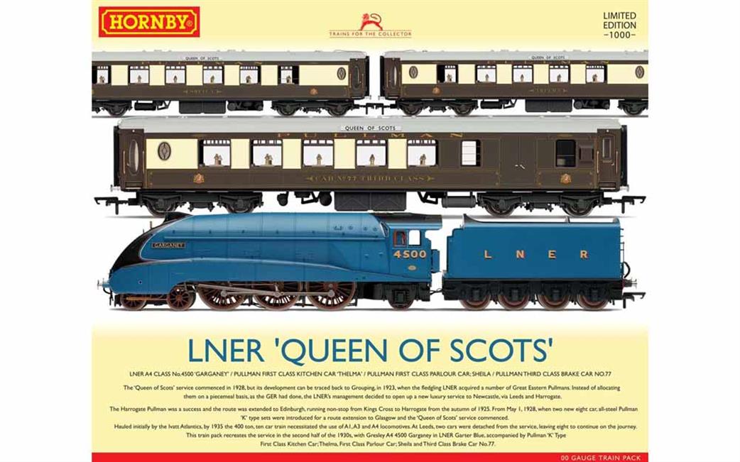 hornby r3402 queen of scots train box