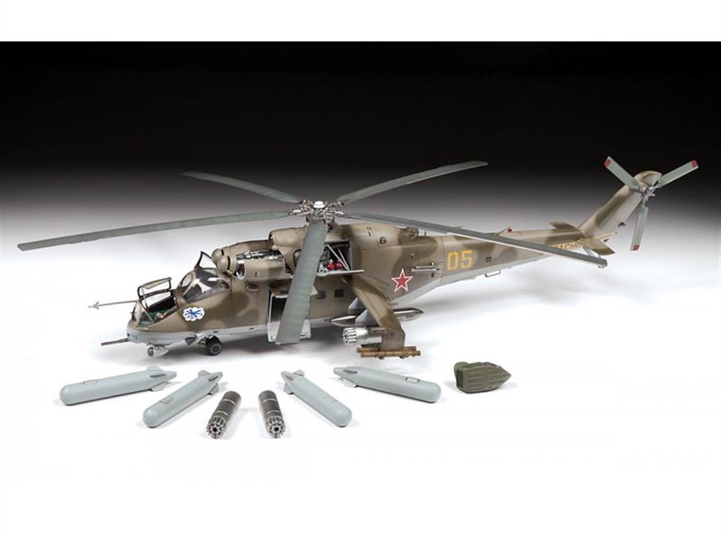 Zvezda 4823 Hind Finished Kit
